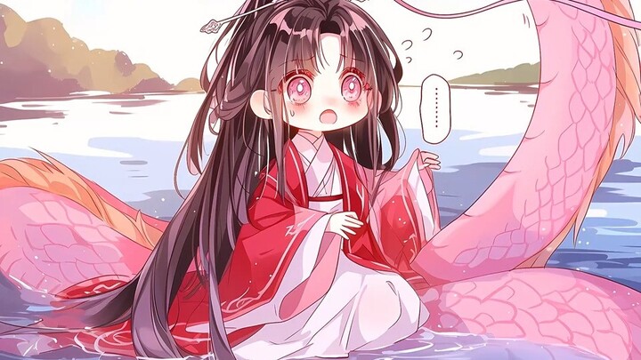 My mother is a dragon, but I am a human. My mother was so angry that she wanted to put me back immed