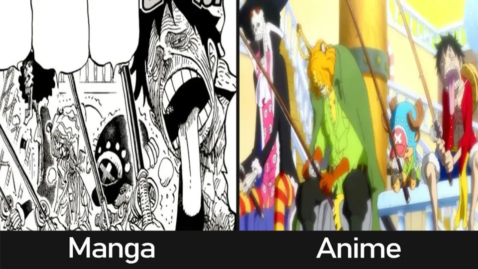 One Piece Differences Between Manga and Anime ~ One Piece Manga vs Anime  #onepiece #anime - Bilibili