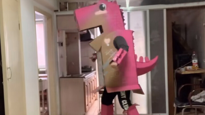 Bosan di Rumah, Membuat Kulit Origami Tyrannosaurus Elite Perdamaian.