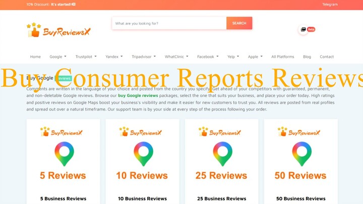 Buy Consumer Reports Reviews