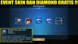 EVENT SKIN EPIC DAN DIAMOND GRATIS DARI VPN KANADA!! BISA DAPAT 2000 DIAMOND BUAT GIFT KE AKUN UTAMA