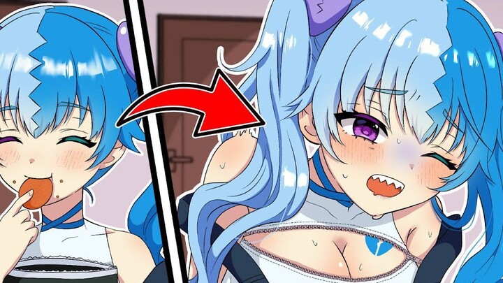 [Cooked Meat] A beautiful girl ate spicy potato chips, and this is what happened to her body! Avoid 