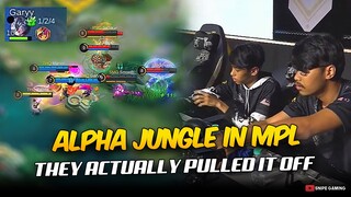 THIS TEAM ACTUALLY PULLED OFF ALPHA JUNGLE IN MPL. . . 😮