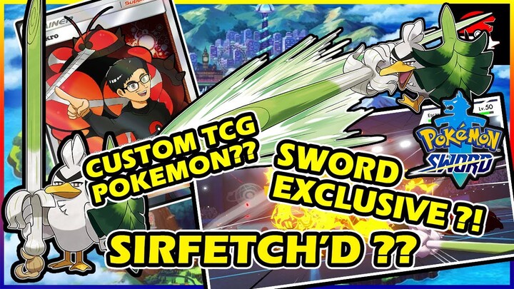 FARFETCH'D EVOLUTION ?! DAPET CUSTOM POKEMON TCG ?! - Pokemon Sword and Shield Trailer Analysis