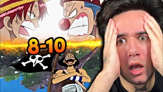 CAPTAIN USOPP !! ONE PIECE - Episodes 8, 9, and 10 (REACTION)