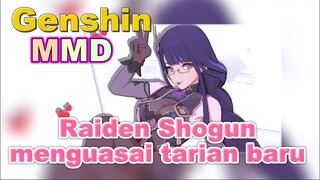 Raiden Shogun menguasai tarian baru [Genshin, MMD]