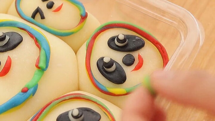 Trang trí và làm bánh gấu trúc siêu đáng yêu #amthuc