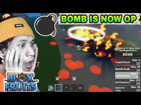 Bloxfruits Noob To Pro Using BOMB FRUIT REWORK! - BiliBili