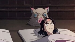 Wisteria Granny suddenly appeared, and Inosuke's beast call sensing instantly failed. He was so scar