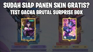 SUDAH SIAP PANEN SKIN GRATIS LAGI? TEST GACHA BRUTAL UNTUK DAPETIN SKIN COLLECTOR DI SURPRISE BOX