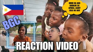 AFRICAN KIDS REACTION TO BGC// KAHIT LOLA NA AKO, HINDI NA AKO BABALIK SA AFRICA