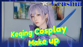 Keqing Cosplay Makeup