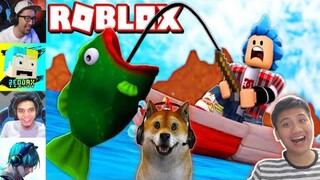 Reaksi Obit & BeaconCream Mancing Ikan Di Roblox | Roblox Indonesia