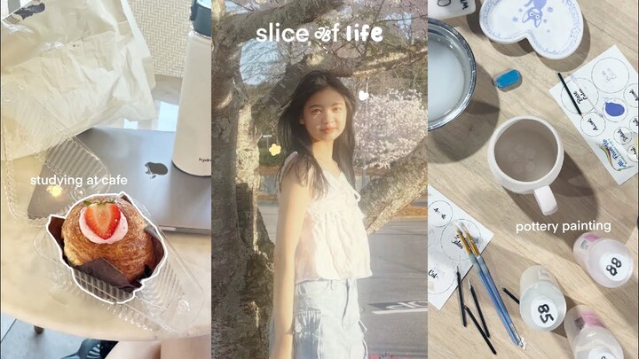 Slice of Life: Lots of Studying, Fixing Sleep Schedule, Uni Student Life in Spring & Good Food