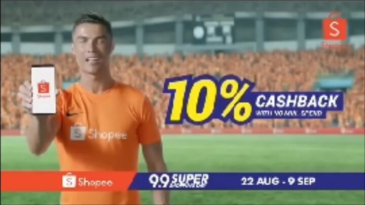 Ronaldo shopee ad