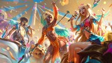 Ocean Song Seraphine, Yone, Ashe (Pool Party 2022) - League of Legends