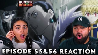 CHROLLO GETS PLAYED! Hunter X Hunter Episode 55 and 56 Reaction