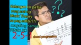 music theory lesson of 2 5 1 progression for jazz-TAGALOG FILIPINO #11