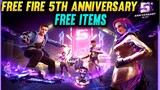 5th Anniversary Free Fire | OB35 New Bundles Gun Skin | Free Fire 5th Anniversary Event Free Rewards
