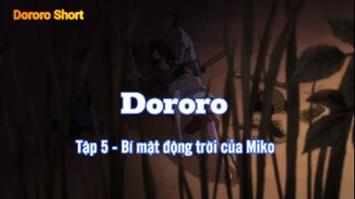Dororo Tập 5 - Bí mật động trời của Miko