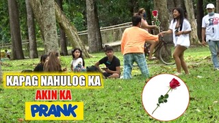 KAPAG NAHULOG KA AKIN KA PRANK | pulubi version | Kahit single ka kikiligin ka .