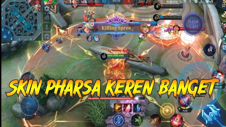 REVIEW Skin Pharsa MSC di Emulator NOX | Skin Pharsa Efeknya Gak Ada Obat | Mobile Legends