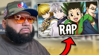 GON, KILLUA, KURAPIKA & LEORIO RAP | RUSTAGE ft. Breeton Boi, Ham Sandwich & Aerial Ace - Reaction