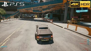 Cyberpunk 2077 (PS5) Free Roam 4K 60FPS HDR Gameplay