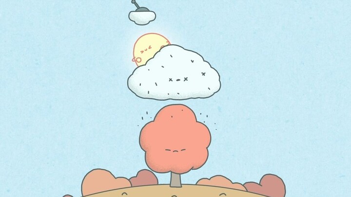 [Cuaca semakin membaik] Matahari kecil yang bekerja keras, awan perkakas yang kejam