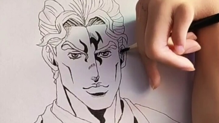 Quá trình vẽ tranh của Kira Yoshikage