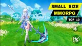 Top 10 SMALL SIZE MMORPG mobile Best Recommendations | Low size MMORPG games for android & iOS