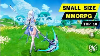 Top 10 SMALL SIZE MMORPG mobile Best Recommendations | Low size MMORPG games for android & iOS