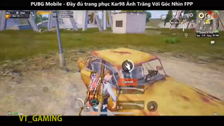 PUBG Mobile - Đầy đủ trang phục Kar98 Ánh Trăng Với Góc Nhìn FPP p14