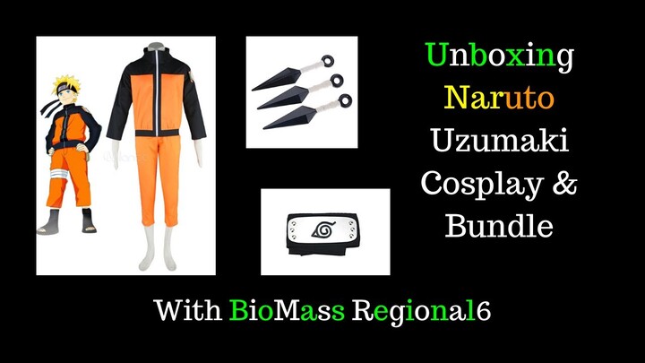 Unboxing Naruto Uzumaki Cosplay Suit & Bundle