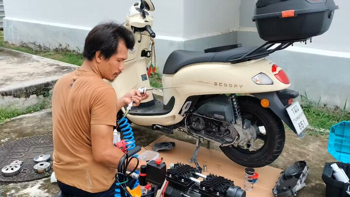Cleaning Motorcycle วันที่9 สิงหาคม 2569