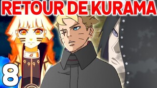 KURAMA DE RETOUR ?! HIMAWARI HÔTE DE KYUBI - BORUTO TWO BLUE VORTEX CHAPITRE 8 | REVIEW MANGA