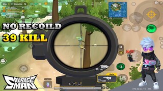 4 MAN SQUAD 39KILL | Power of Super Pulse Charge Cannon and AUG | SOUTH SAUSAGE MAN