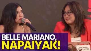 Belle Mariano, napaiyak matapos alalahanin ang mga pinagdaanan niya sa Can’t Buy Me Love