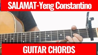 Salamat by Yeng Constantino GUITAR CHORDS