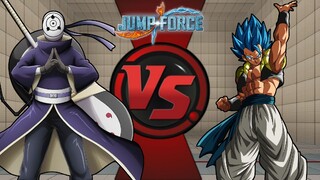 Tobi War Vs Gogeta Jump Force Mugen Battle