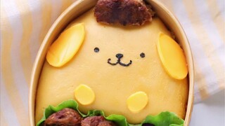 [Buku Harian Bento] Nasi Omelet Puding Dog, maaf kalau kenyal banget!
