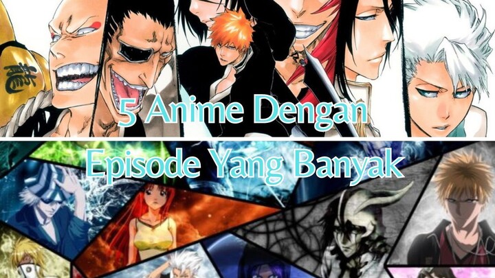 5 anime dengan episode yang banyak