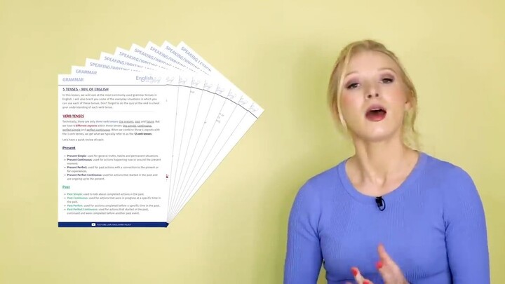 5 Tenses = 90_ of English