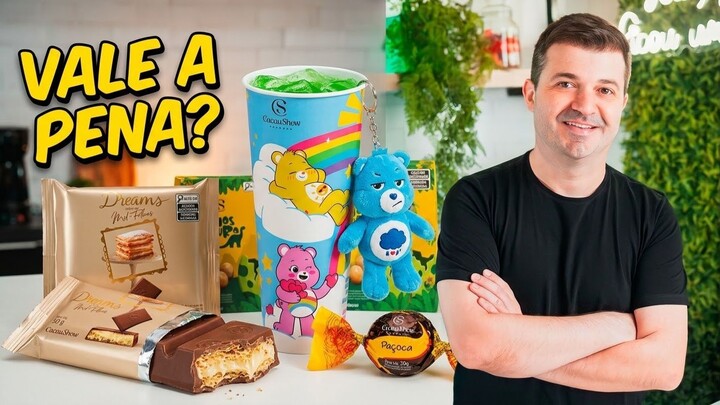 PROVEI OS LANÇAMENTOS DA CACAU SHOW! (Tem Ursinhos Carinhosos!)