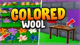 How to get Colored WOOL in Roblox Islands (Skyblock)