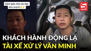 Thấy khách nam yêu cầu dừng xe chỗ vắng, tài xế có cách xử lý văn minh