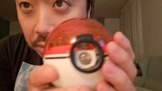 ASMR EATING CHEWING GUM + SHOW & TELL POKEMON MARBLE SHOOTER