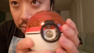 ASMR EATING CHEWING GUM + SHOW & TELL POKEMON MARBLE SHOOTER