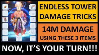 ENDLESS TOWER DAMAGE TRICKS