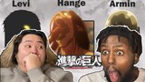 Attack on Titan Characters In Titan Form Reaction